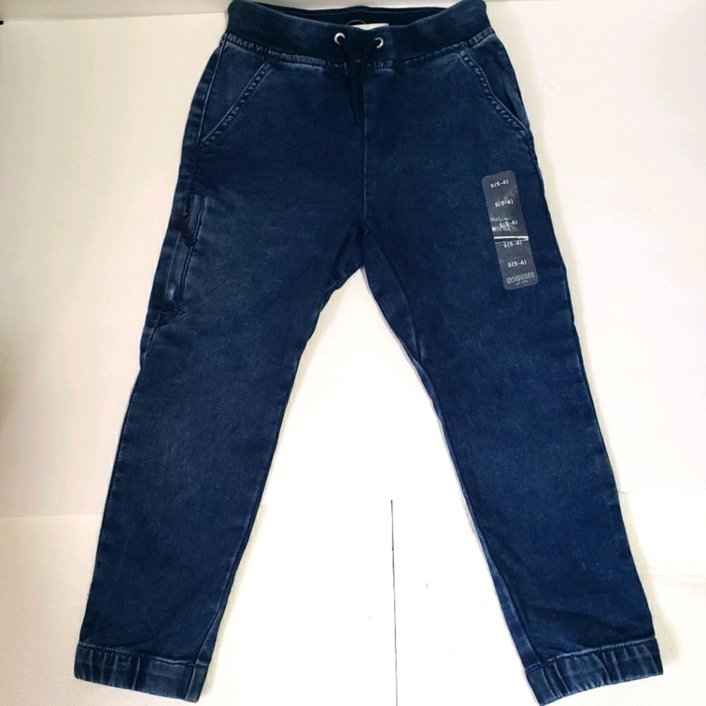 Gymboree Blue Jean Joggers (S 5-6) NWT!